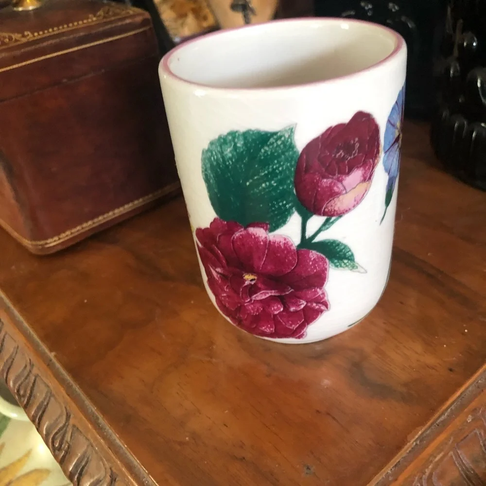 Vintage Ceramic Pencil Cup
